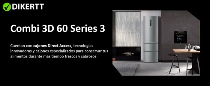 Haier 3D 60 Series 3 HTR3619ENMN - Frigorífico Comb