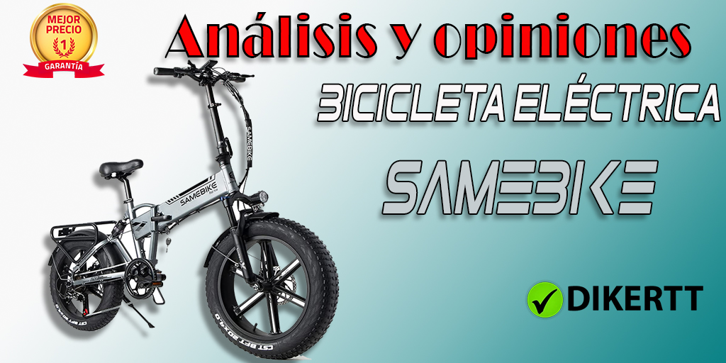 Análisis y opiniones SAMEBIKE Bicicleta Electrica Bicicleta eléctrica Plegable 20 Pulgadas, 48 V10