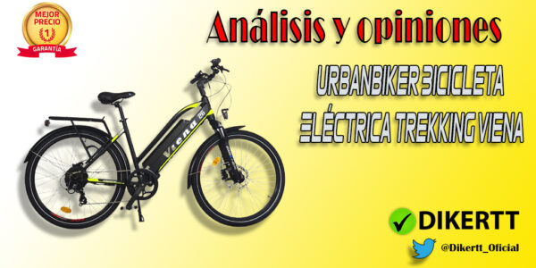 Análisis y opiniones Urbanbiker Bicicleta Eléctrica Trekking Viena