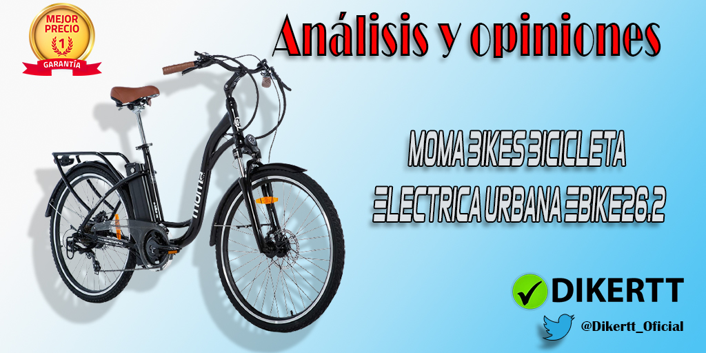 Análisis y opiniones Moma Bikes Bicicleta Electrica Urbana