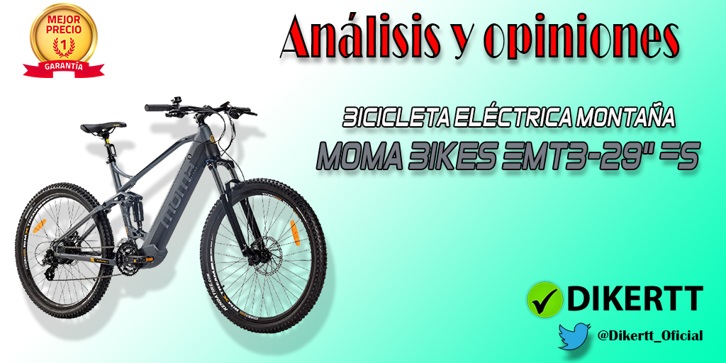 Descubre la Moma Bikes Bicicleta Electrica, EMTB-29″ FS: ¡la solución de movilidad inteligente!
