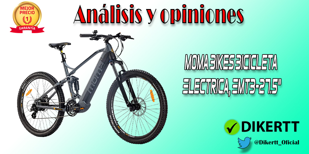 La Moma Bikes EMTB-27.5″: la bicicleta eléctrica de montaña perfecta para aventuras sin límites.