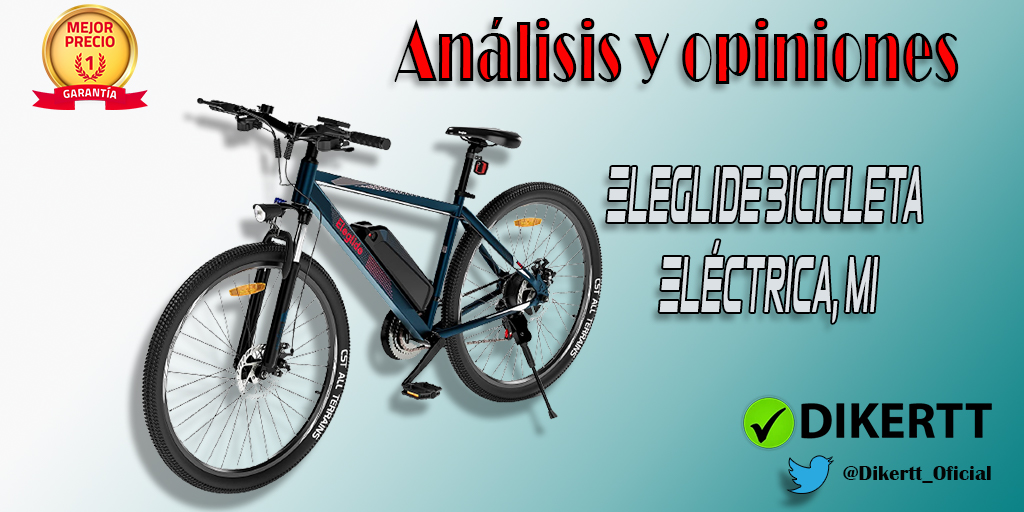 Análisis y opiniones Bicicleta electrica Eleglide M1, 27.5