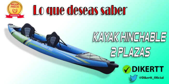 Kayak hinchable 2 plazas