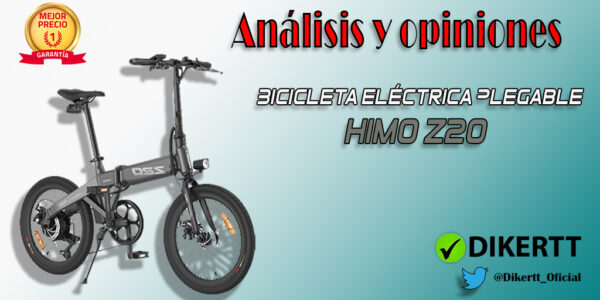 Análisis y opiniones HIMO Bicicleta eléctrica Plegable Z20 MAX con Certificado CE