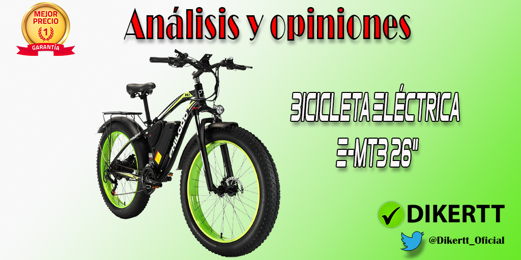 Análisis y opiniones Bicicleta Eléctrica PHILODO E-MTB 26",