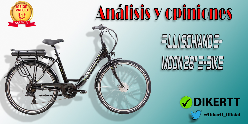 Análisis y opiniones F.lli Schiano E- Moon 26" E-Bike, Bicicleta eléctrica 250W