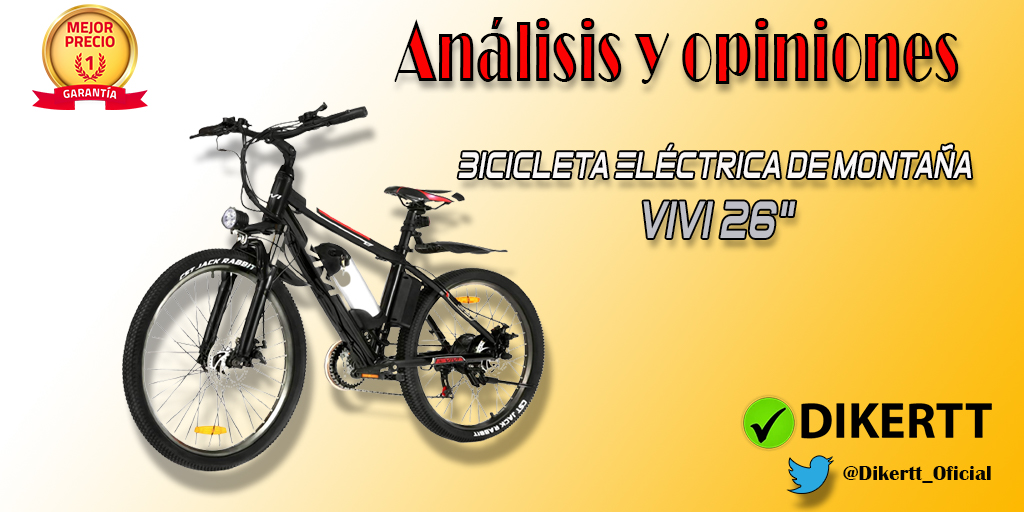 ¡Descubre la Vivi Bicicleta Eléctrica 250 W: la compañera perfecta para tus aventuras en la montaña!