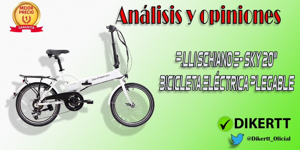 Análisis y opiniones F.lli Schiano E- Sky 20" Bicicleta Eléctrica