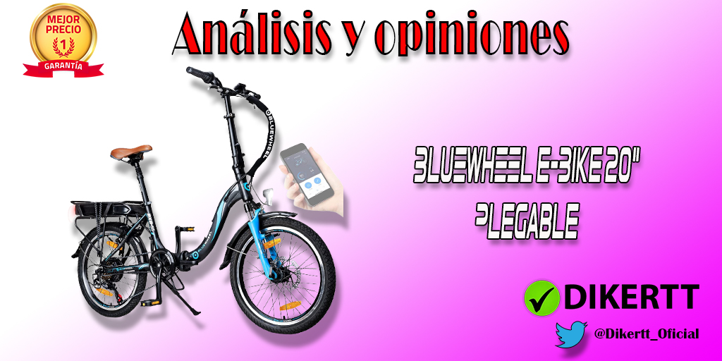 Análisis y opiniones BLUEWHEEL e-Bike 20" Plegable I Marca Alemana de Calidad I Cambios Shimano