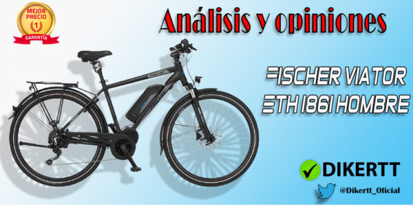 Análisis y opiniones Bicicleta eléctrica Fischer Viator Eth 1861