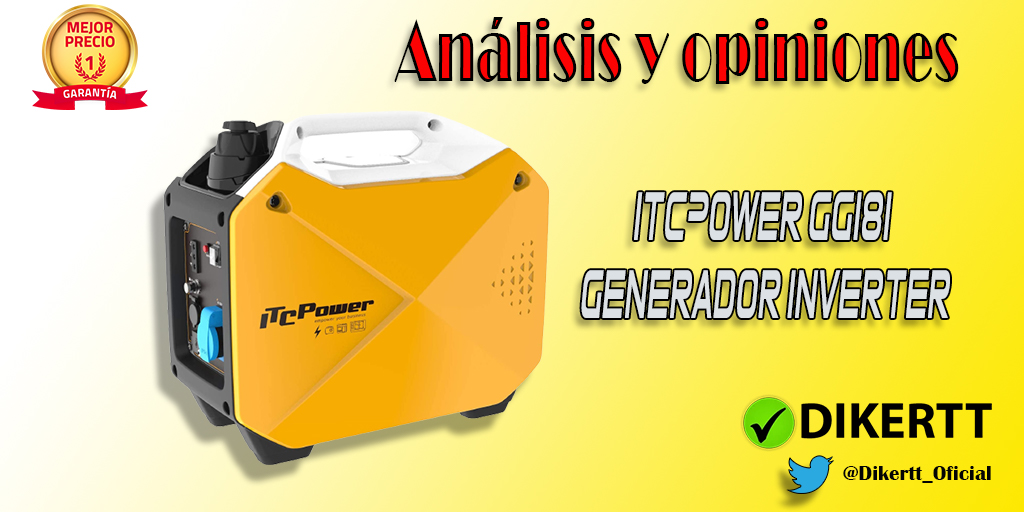 Análisis y opiniones ITCPower GG18i Generador Inverter