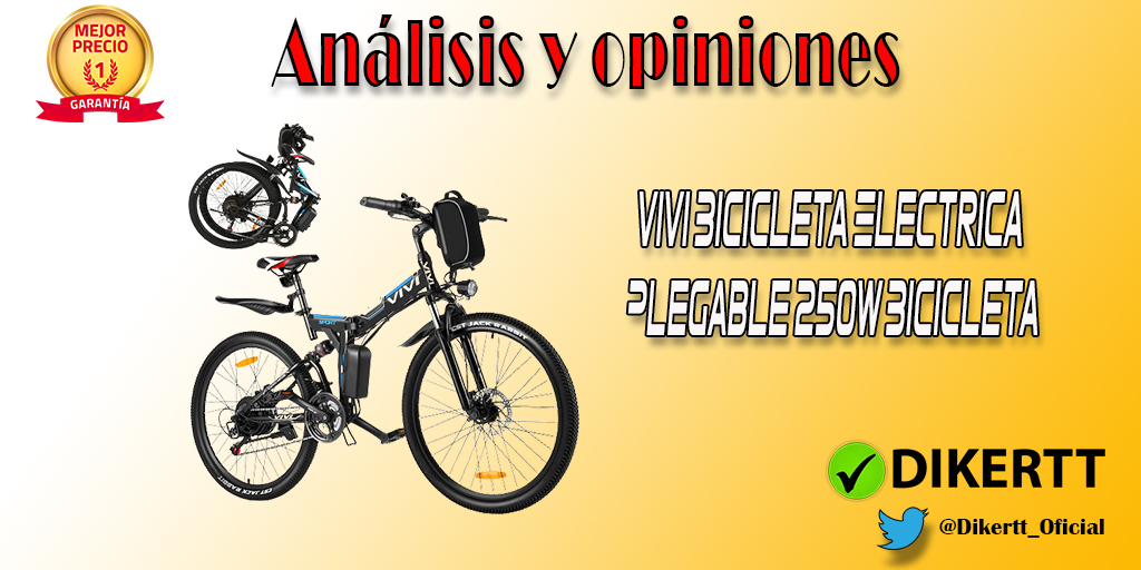 Análisis de la Bicicleta Eléctrica Plegable Vivi 250W
