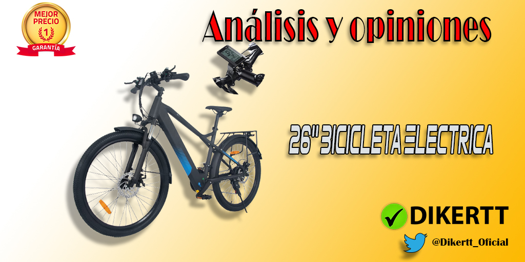 Análisis SHIZHUNIAO 26'' Bicicleta Electrica