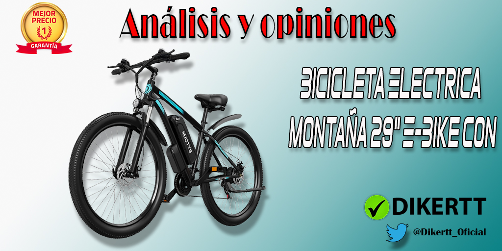 Descubre la mejor bicicleta eléctrica de montaña: DUOTTS Electrica Montaña 29″ E-Bike