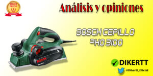 Análisis y opiniones Bosch Cepillo PHO 3100