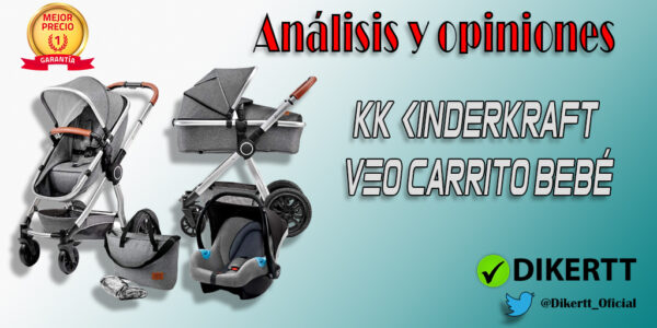 Análisis y Opiniones kk Kinderkraft VEO Carrito bebé 3 Piezas