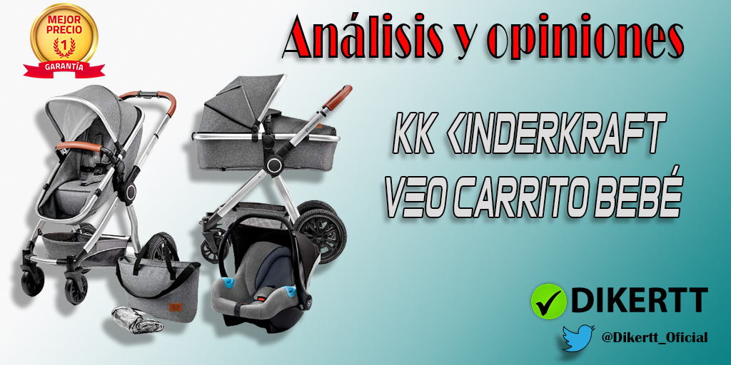 ¿Vale la pena invertir en un carrito de alta calidad? Descubre por qué Kinderkraft VEO Carrito bebé 3 Piezas es una gran opción.