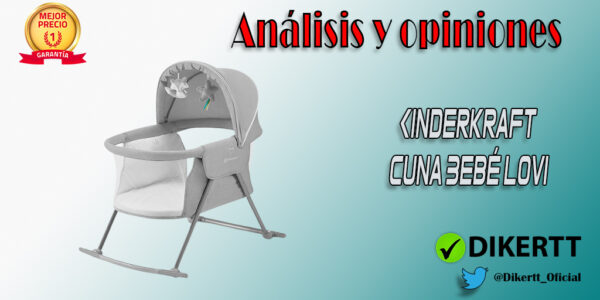 Análisis y Opiniones kk Kinderkraft LOVI Cuna bebé con colchón 3 en 1