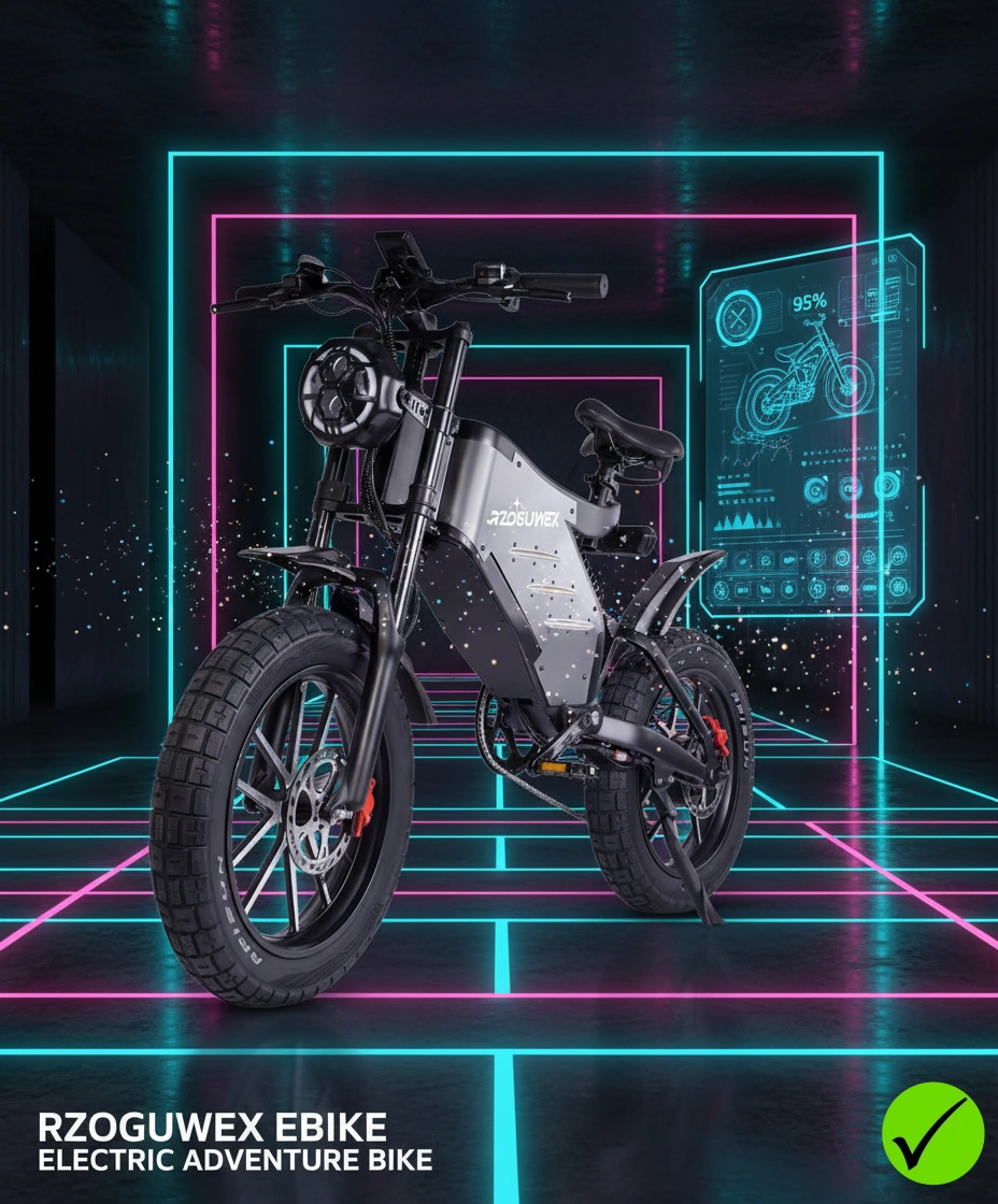RZOGUWEX Bicicleta eléctrica, EBIKE