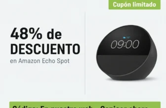 Oferta LIMITADA: Amazon Echo Spot -48% de DESCUENTO