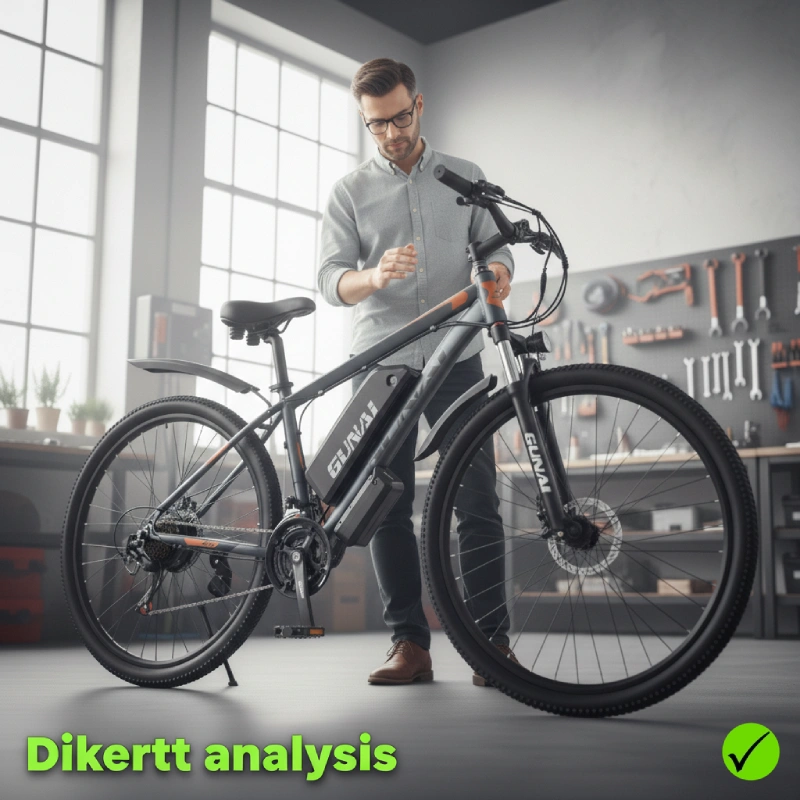 Detalle de la GUNAI Bicicleta Eléctrica de Montaña 29