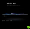 iPhone Air: ultradelgado con pantalla 120 Hz y A19 Pro