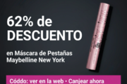 Oferta LIMITADA: Maybelline New York, Máscara de Pestañas-62% de DESCUENTO –