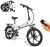 SAMEBIKE Bicicleta Electrica Bicicleta eléctrica Plegable 20 Pulgadas, 48 V10.4 Ah,Bicicleta Montaña Shimano 7 Vel