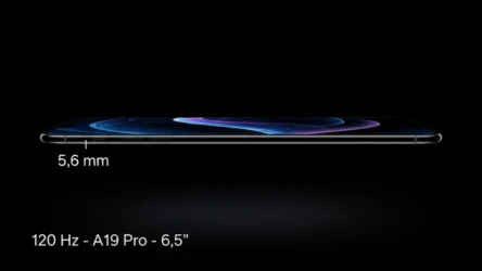 iPhone Air: ultradelgado con pantalla 120 Hz y A19 Pro